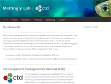 Tablet Screenshot of mattinglylab.com